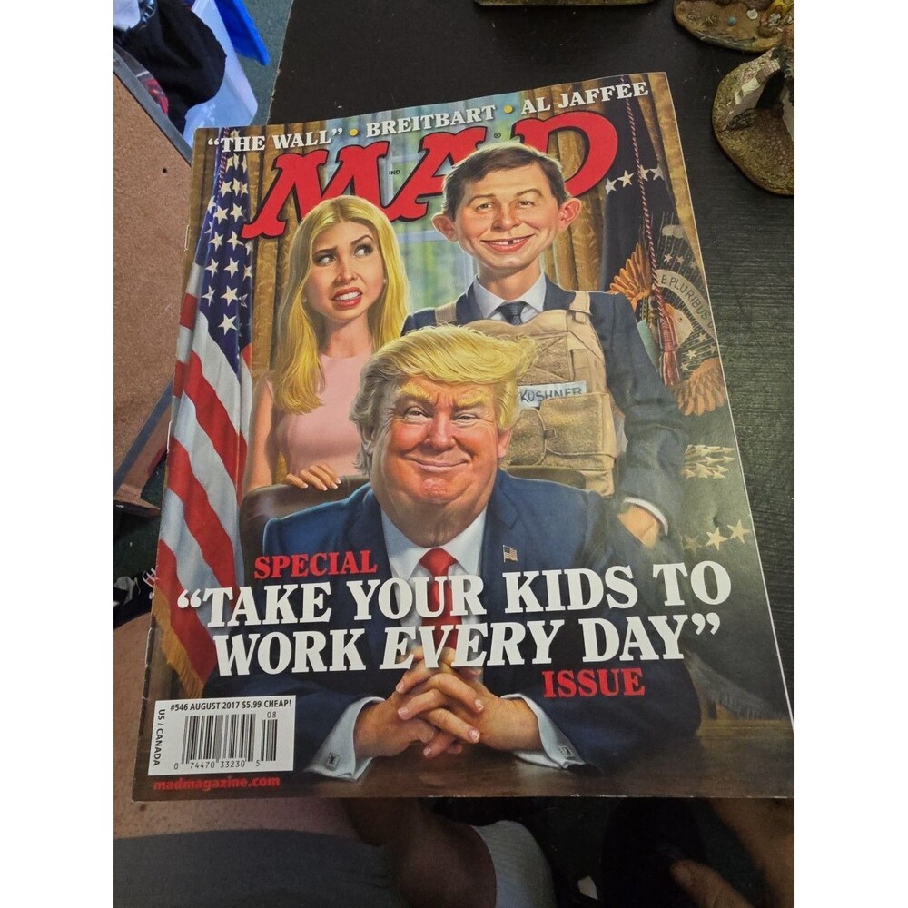 Mad Magazine #546 2017 Donald Trump Cover. Nice!